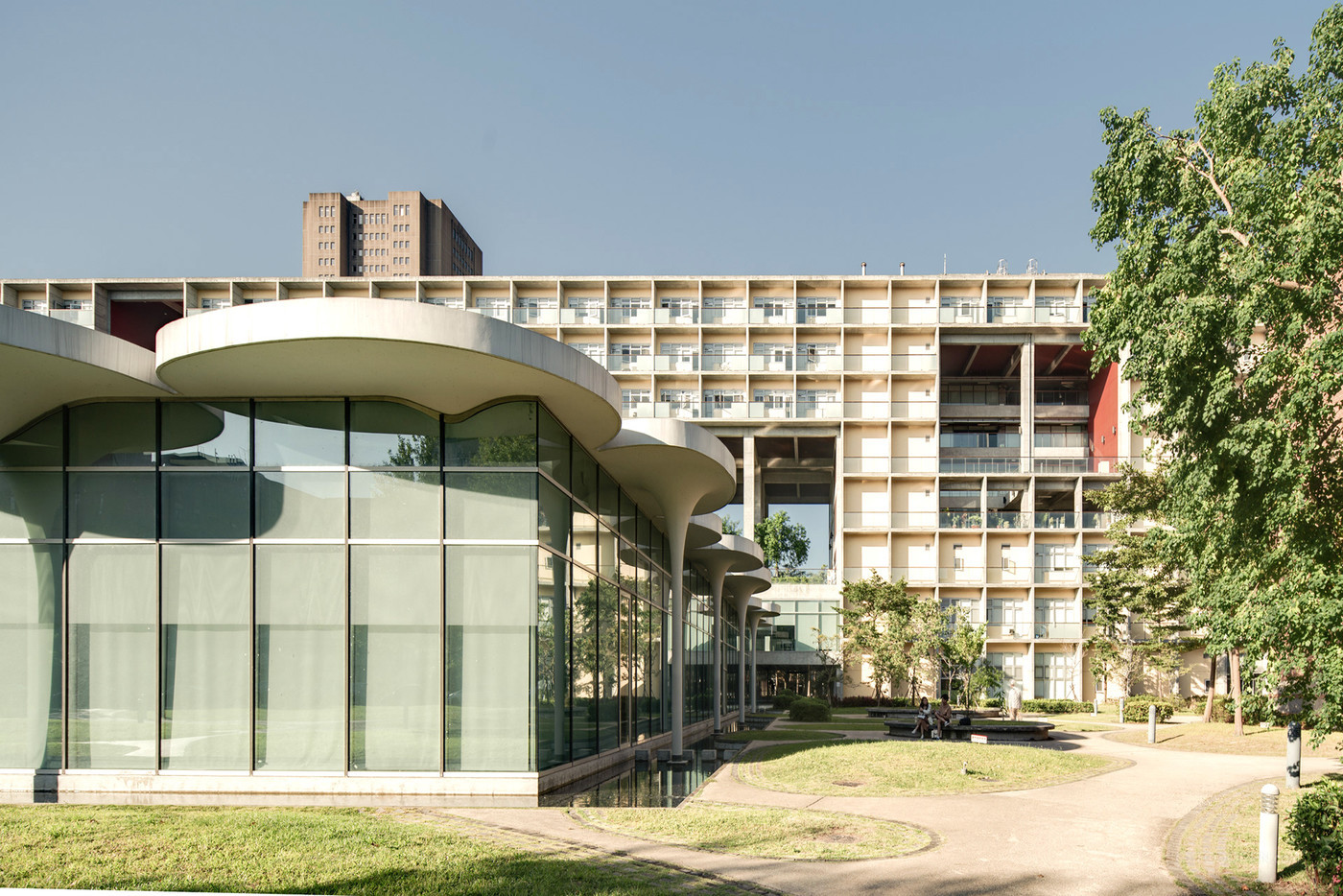 台湾大学社科院图书馆建筑设计图片-08