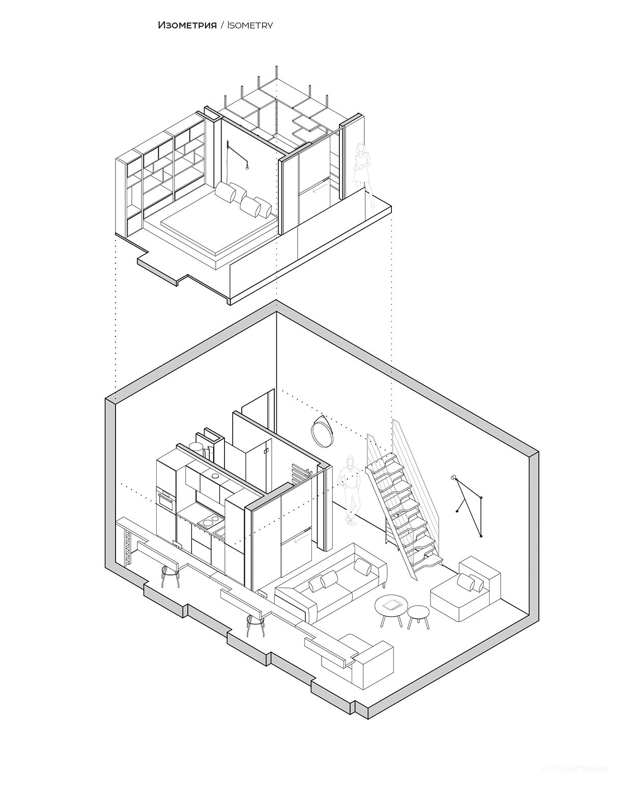 原始复古的北欧风格家装设计作品-06