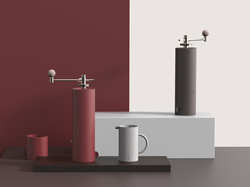Nuvoy手动咖啡研磨机产品设计图