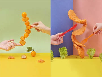 炸鸡灵感创意广告美食摄影图片欣赏