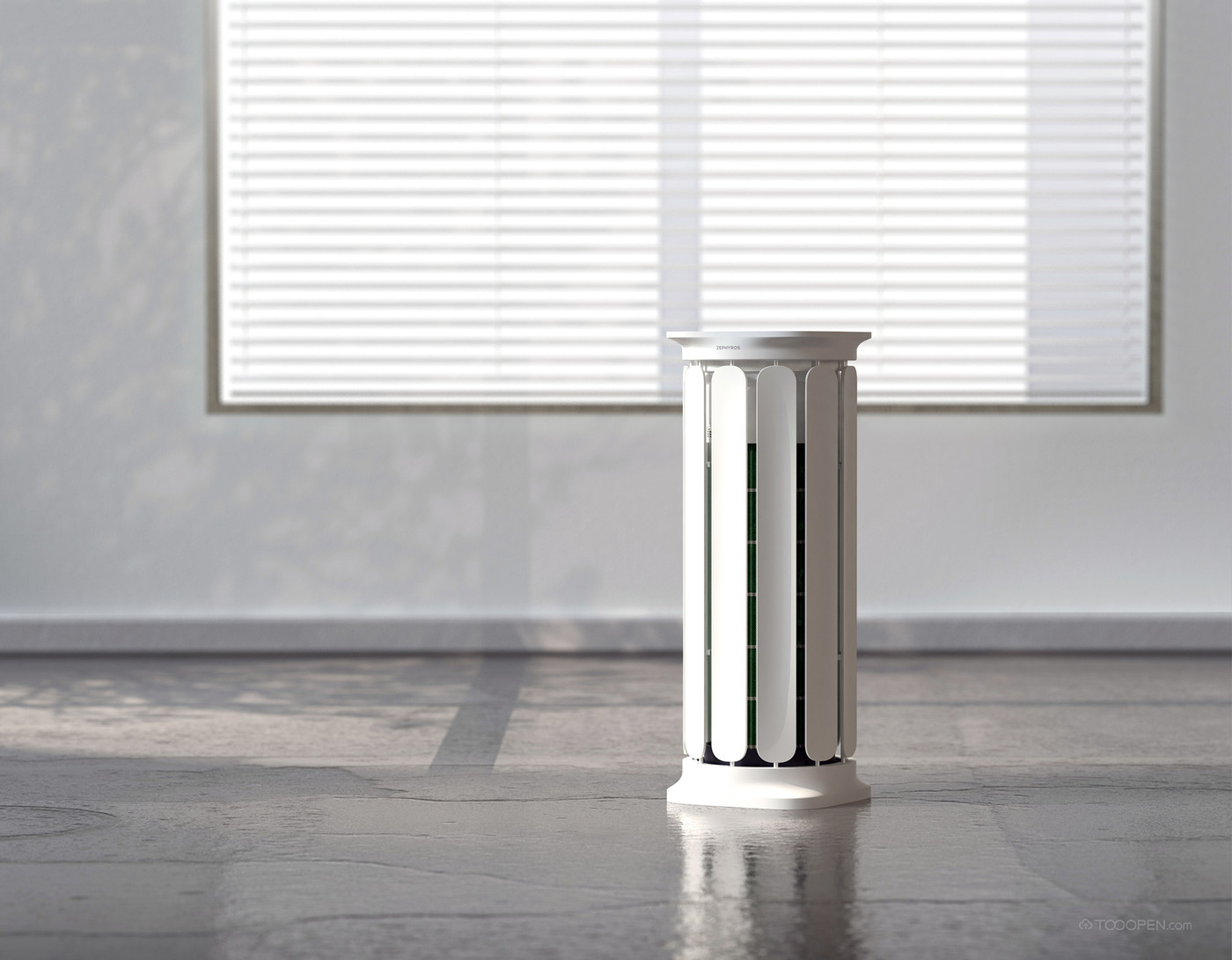 希腊帕台农神庙支柱造型空气净化器产品设计欣赏-01