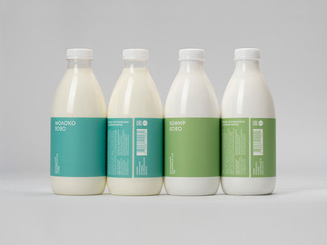 简约牛奶食品包装设计欣赏图片