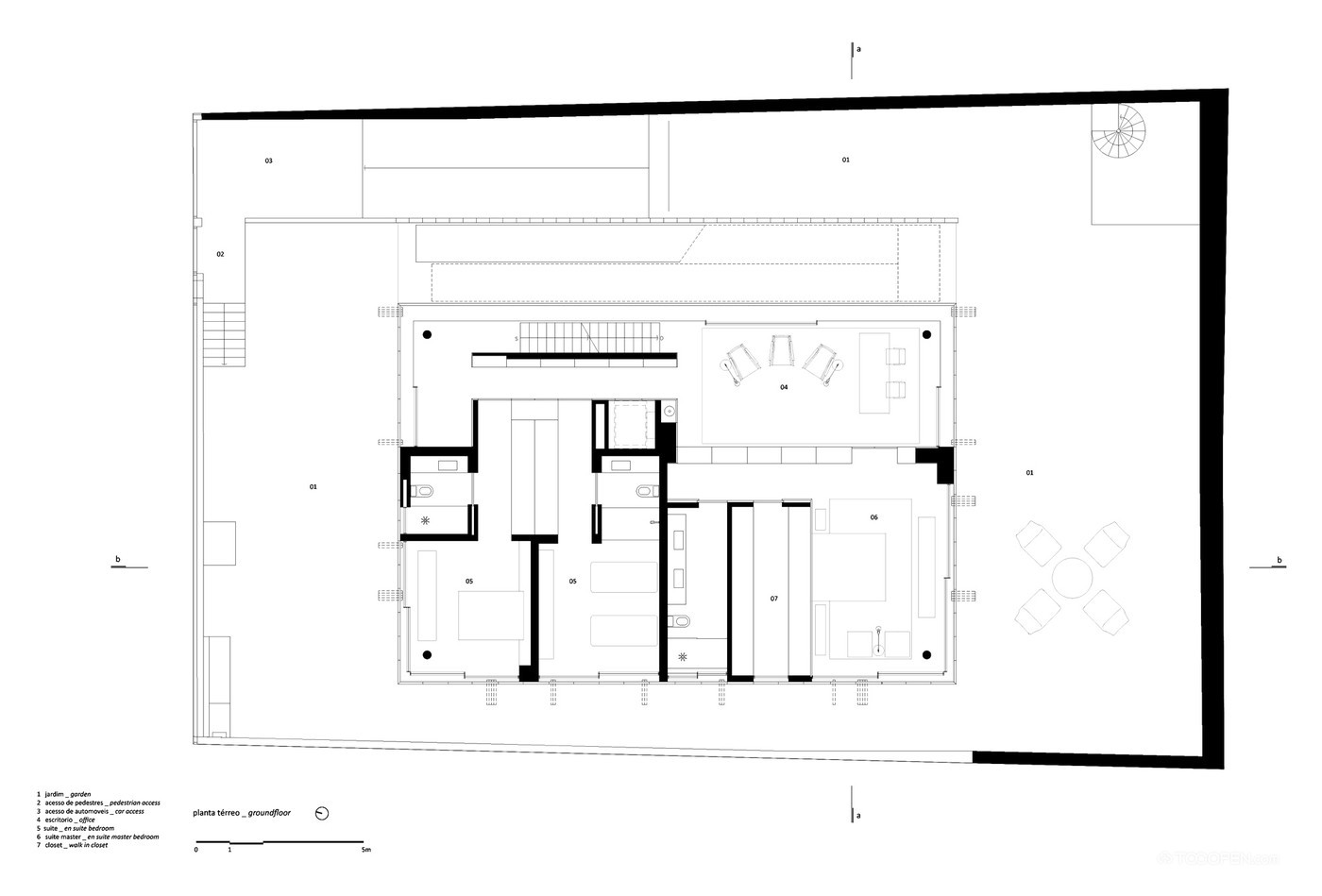 暖色调原木工业风loft家装设计欣赏-17