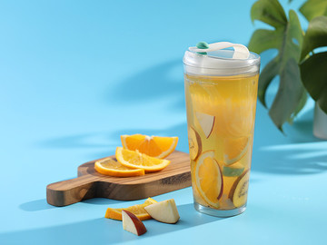 Float无吸管珍奶杯产品设计高清图片