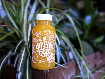 国外新鲜混合蔬菜汁饮品包装设计作品图片