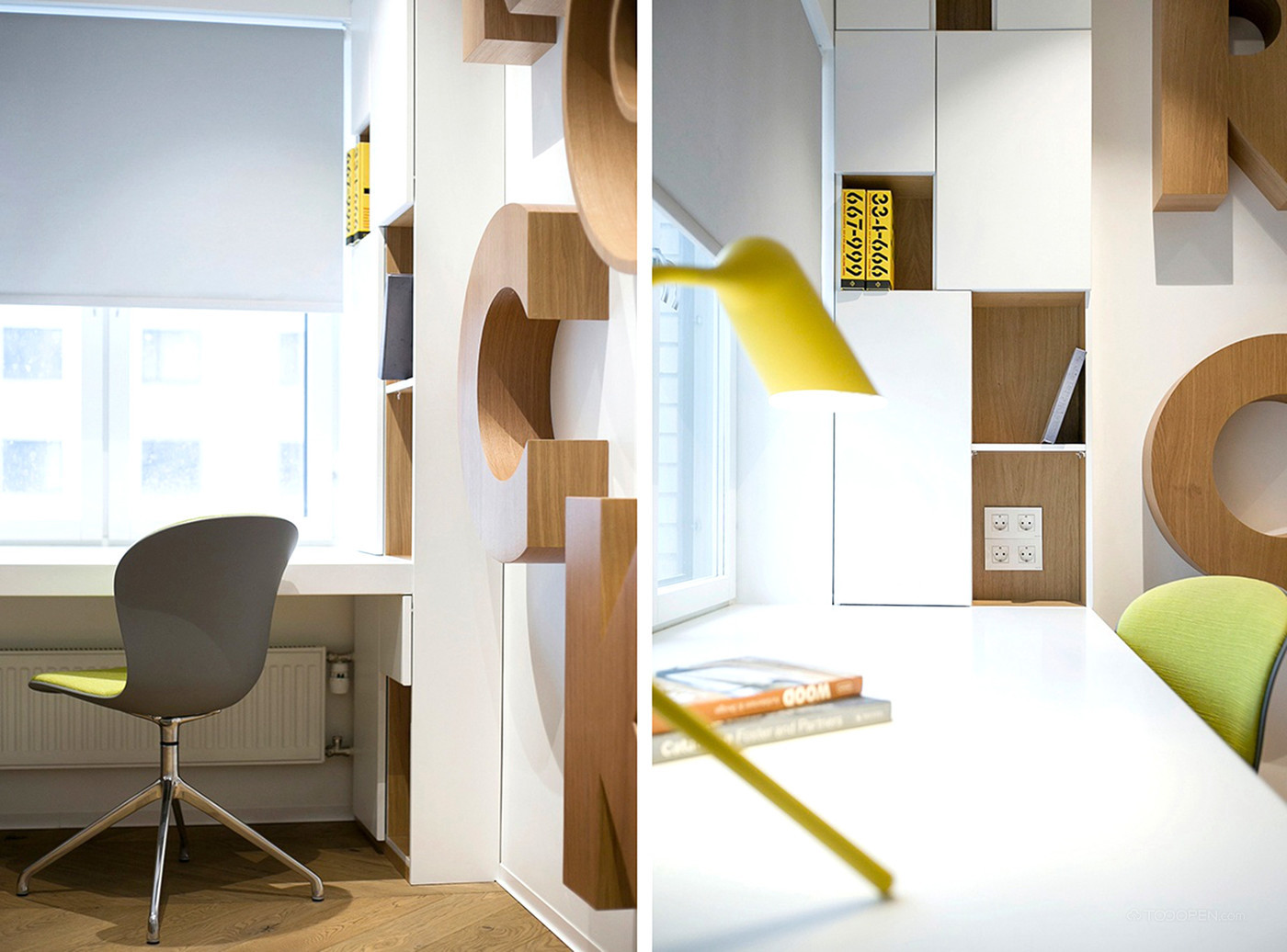 现代北欧风格二居室家装设计图片-11