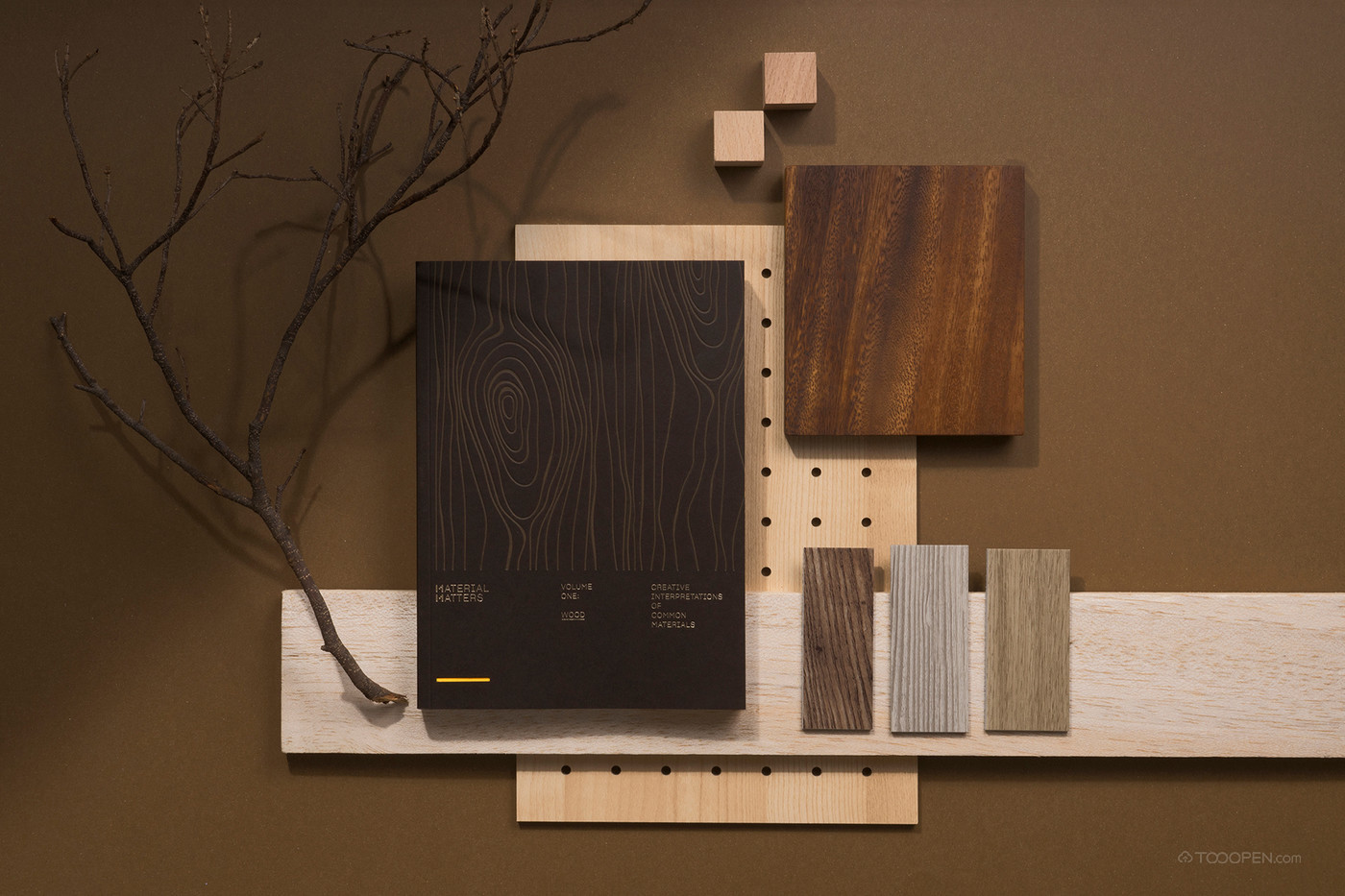 木制艺术品英文原版书籍装帧设计欣赏-01