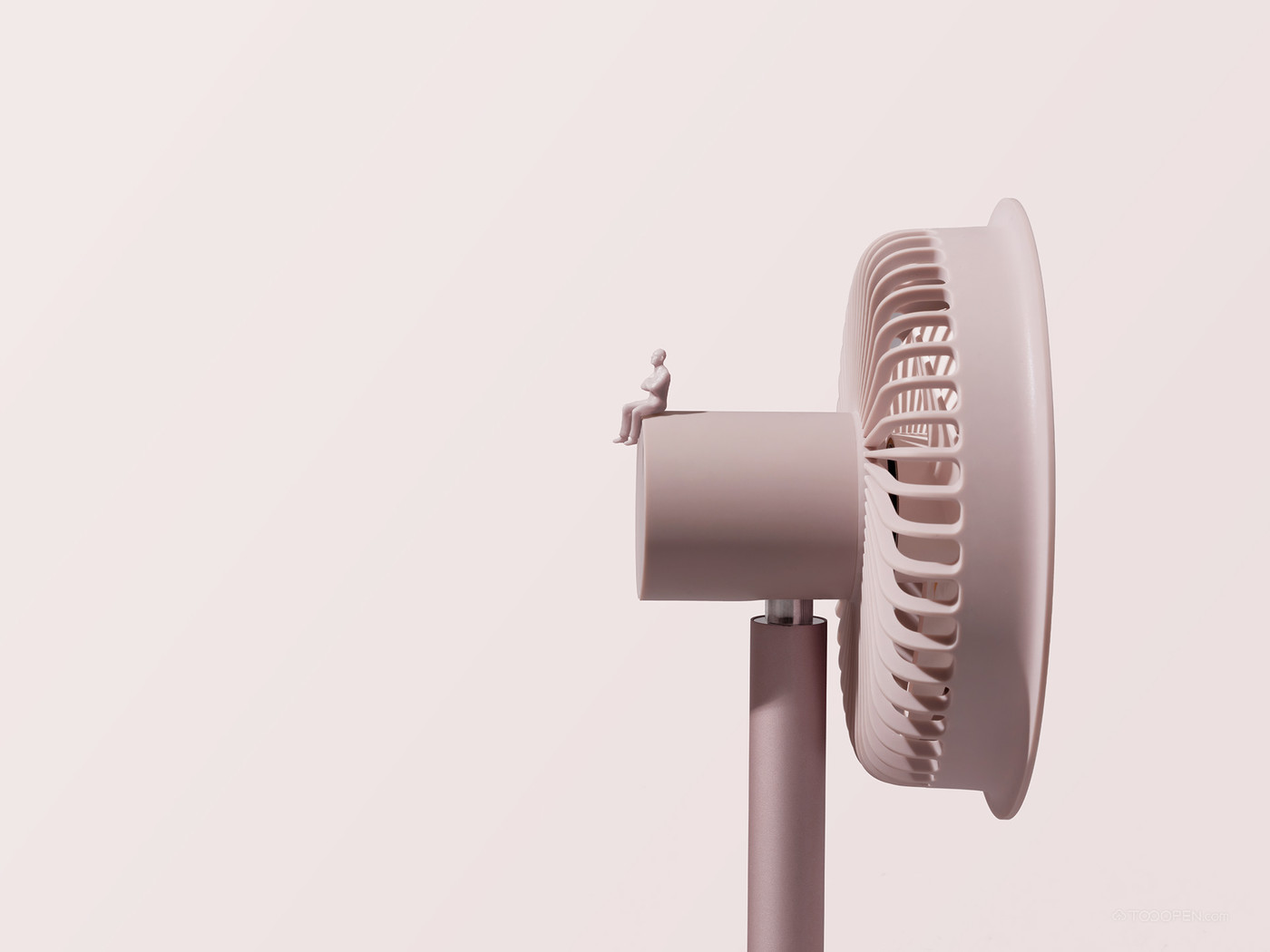 全天候usb可充电台式风扇产品设计图-01