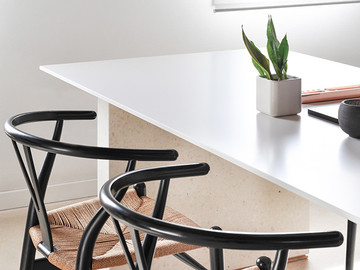 木材石板混凝土碰撞桌椅家具设计欣赏
