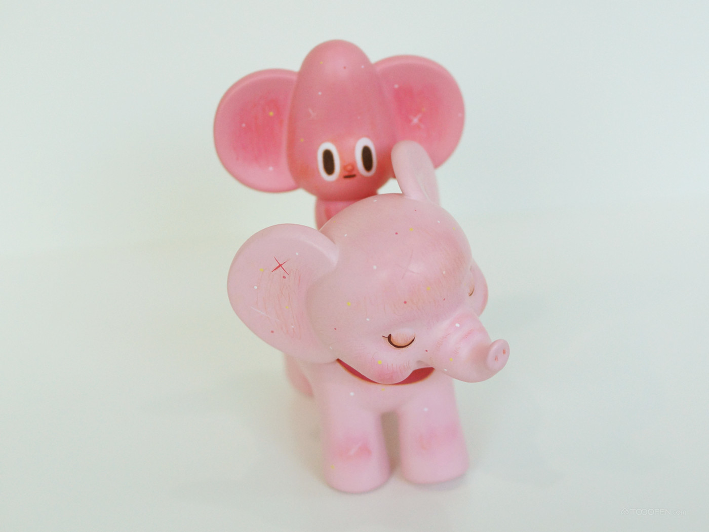 粉红小象玩具玩偶设计作品欣赏-02