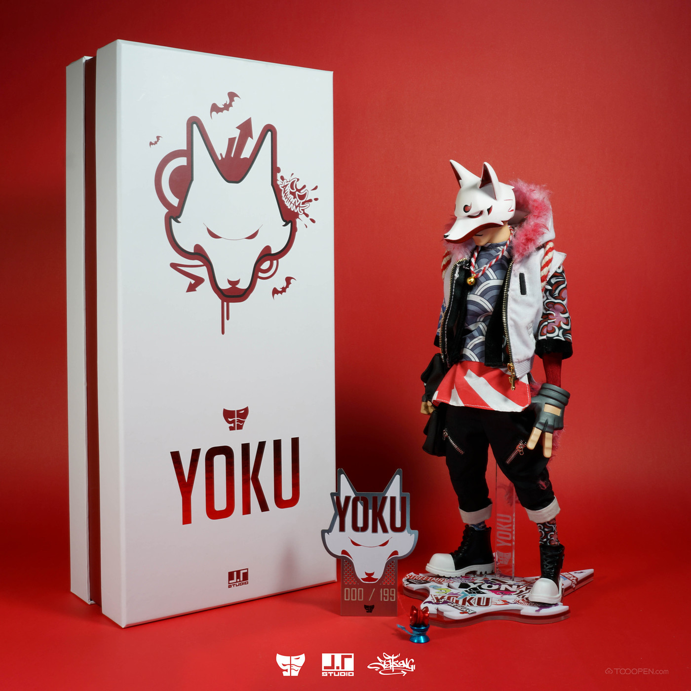 Yoku狐狸面具原创人偶玩具设计欣赏-01