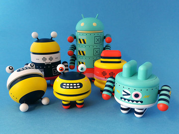 安卓机器人玩偶玩具设计作品欣赏