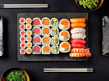 高清日式料理寿司美食摄影图片
