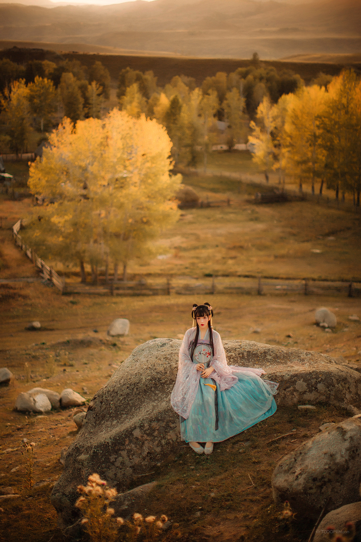 清纯美女大学生古装汉服艺术摄影图片集-11