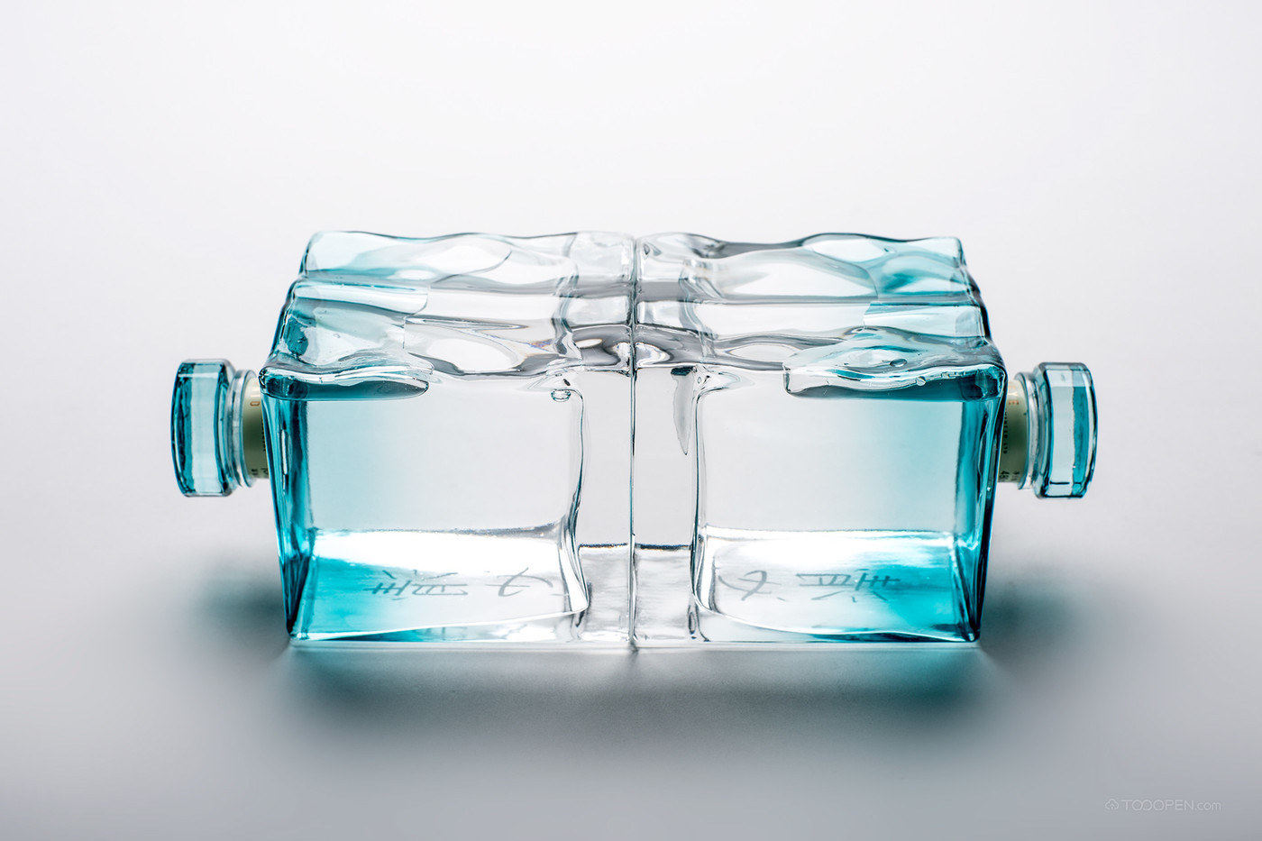 日式冰块造型清酒包装设计作品欣赏图片-04