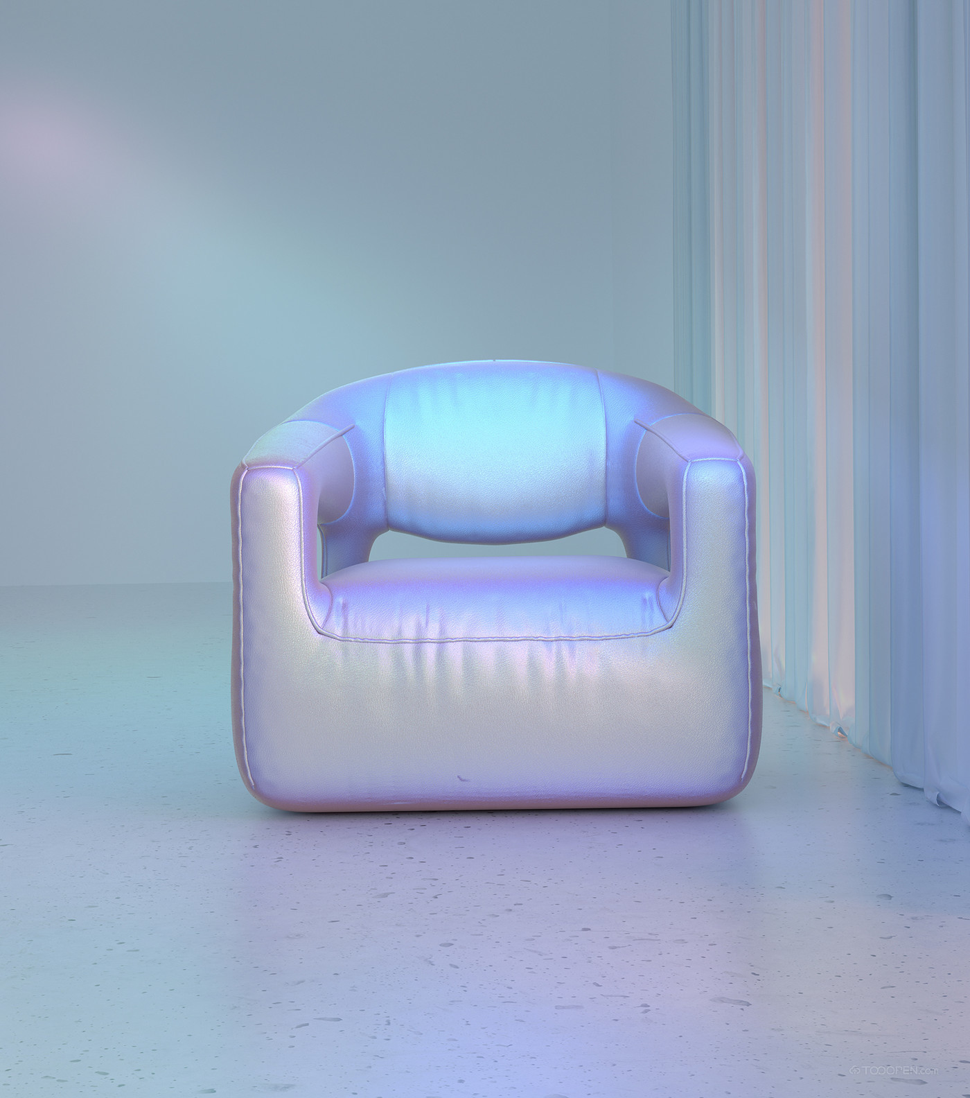 极致炫彩夺目全息材质沙发家具设计欣赏-03