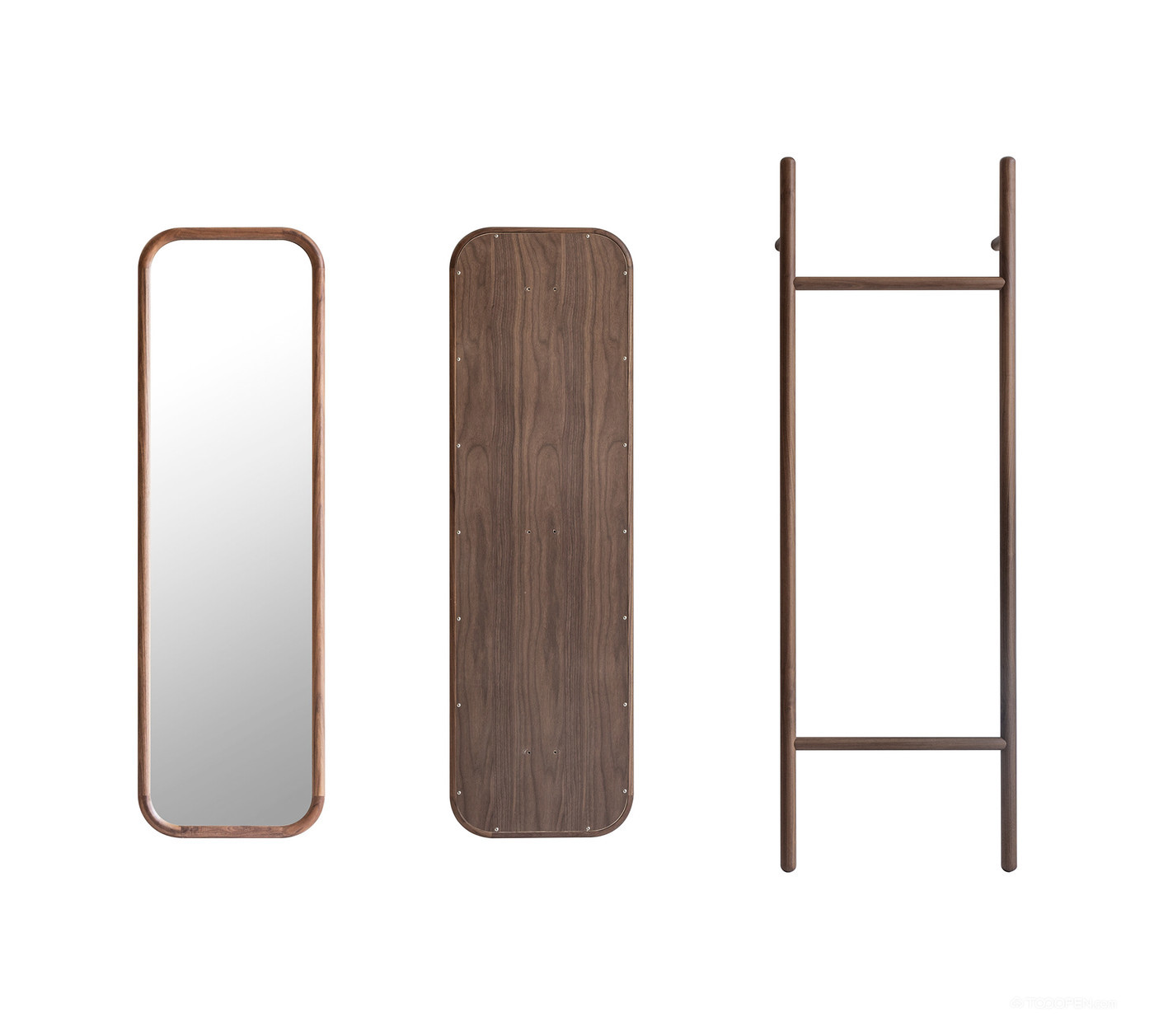 衣架和镜子于一体的多功能家具产品设计欣赏-02