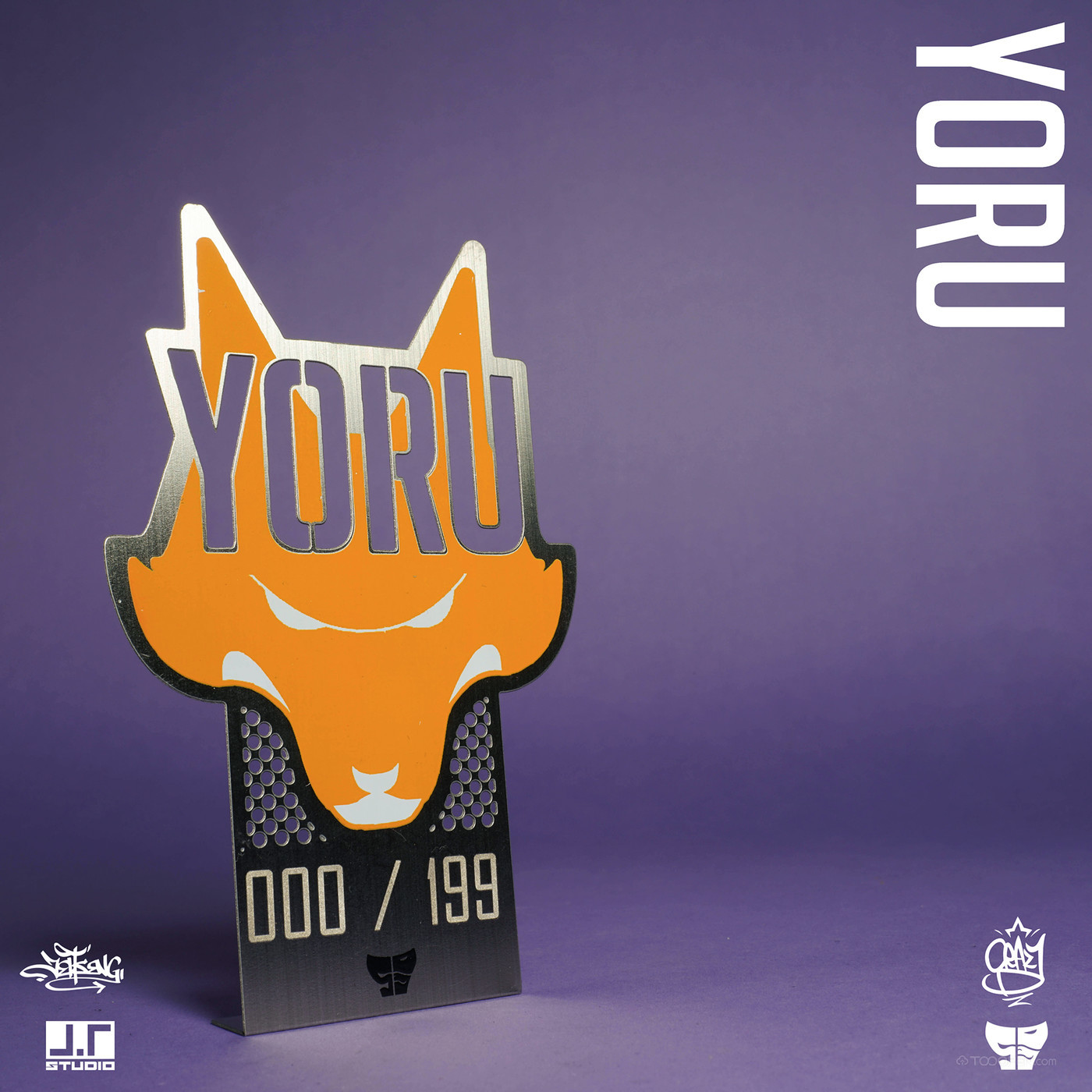 YORU珍藏版狐狸潮流手办玩具设计欣赏-03