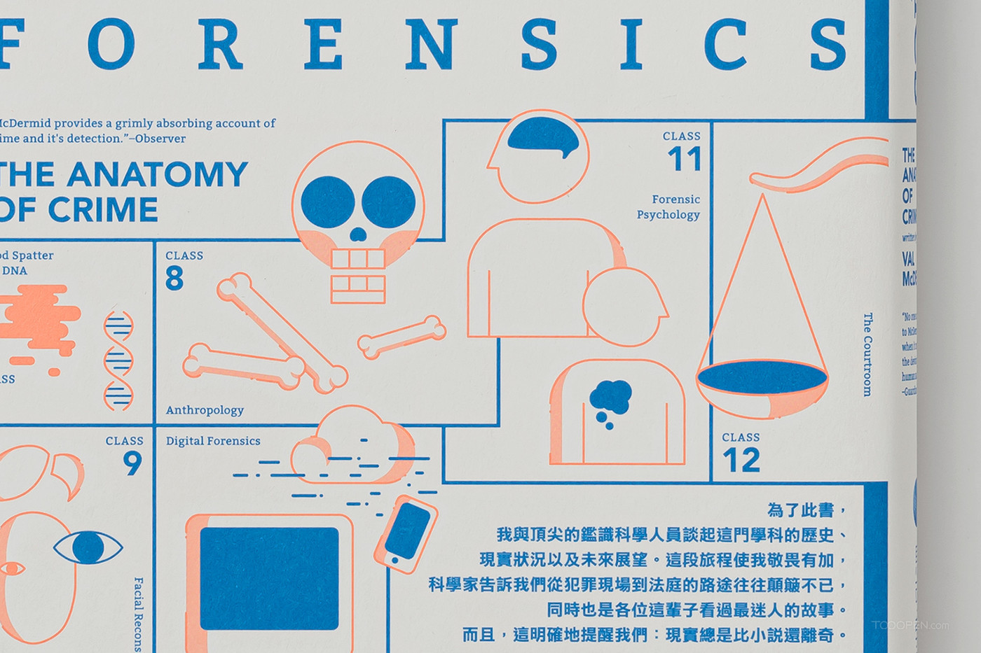 《比小说还离奇的12堂犯罪解剖课》书籍装帧设计欣赏-04