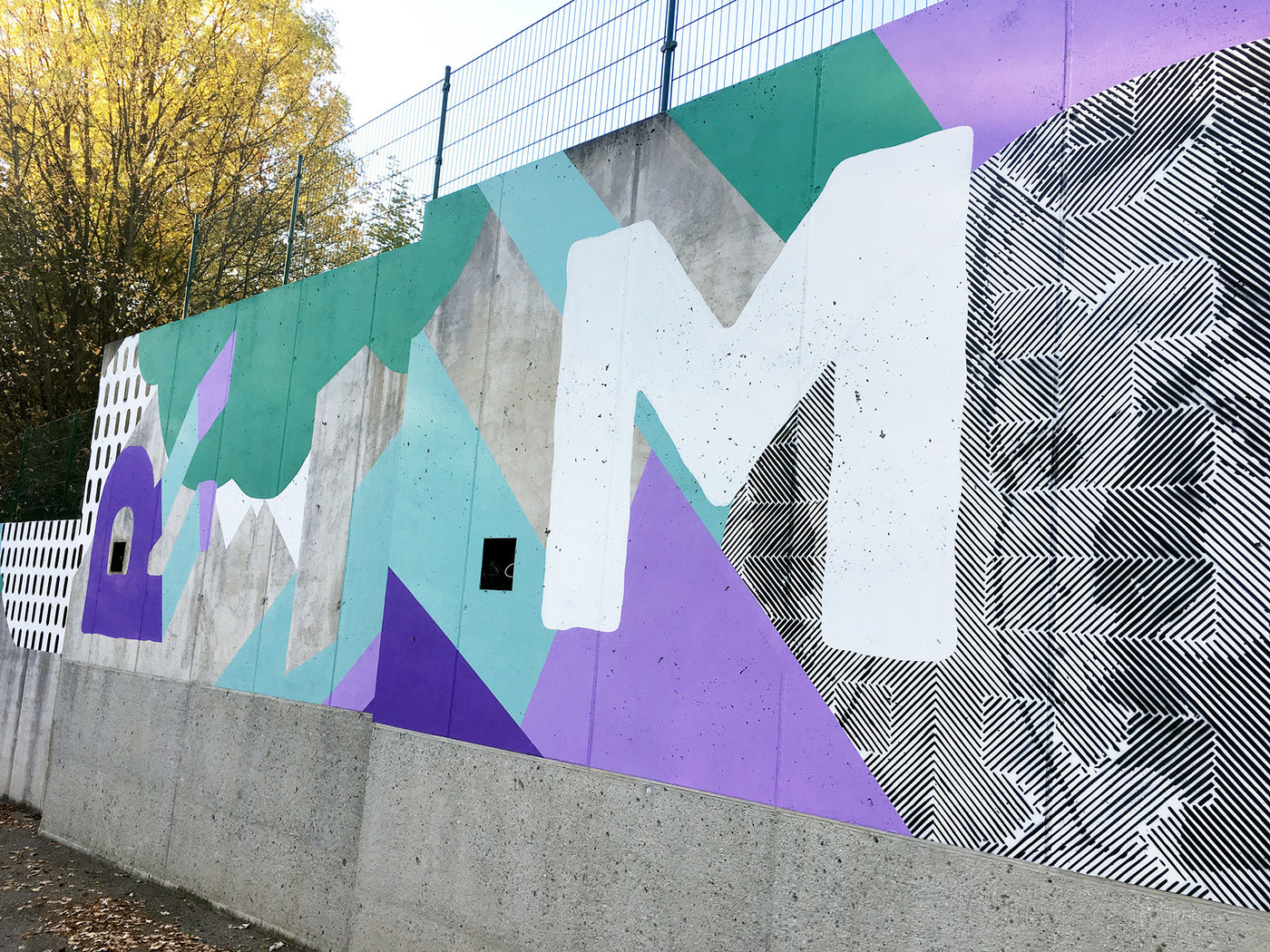 国外街头创意字母墙绘作品图片-04
