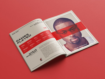 NBA球星韦德专刊杂志画册设计欣赏