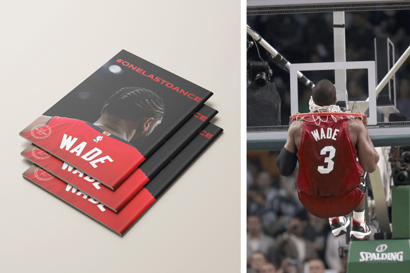 NBA球星韦德专刊杂志画册设计欣赏-10