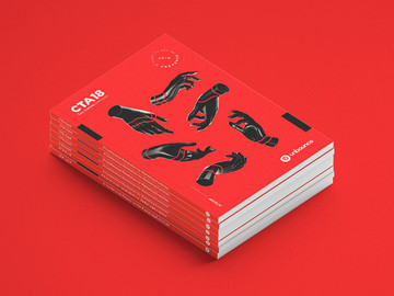 CTA18手势模型封面画册设计作品欣赏