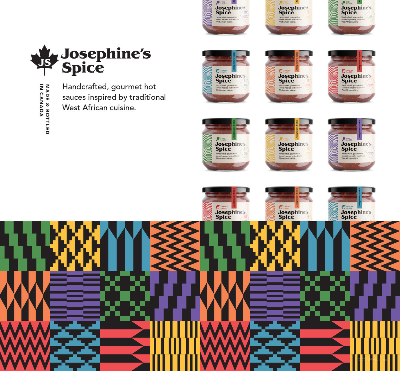 西非传统风味调味料食品包装设计作品欣赏-01