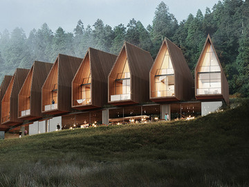 国外森林酒店建筑设计作品欣赏