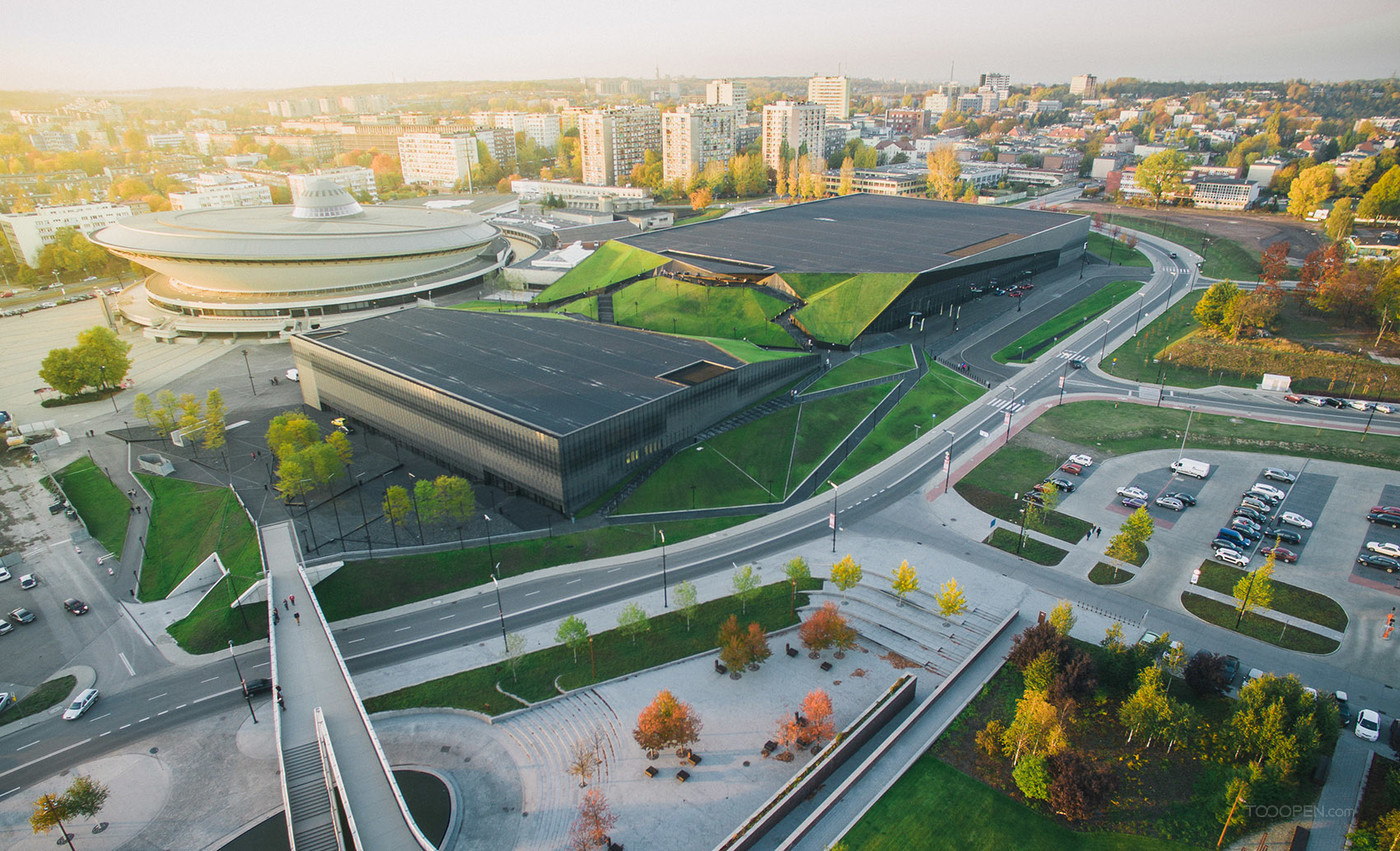 波兰Katowice国际会议中心建筑设计作品-01