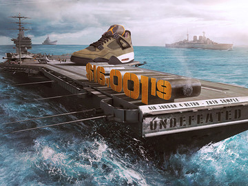 国外运动球鞋合成创意广告海报设计欣赏