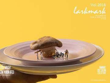 创意微观食品世界品牌餐厅广告设计欣赏