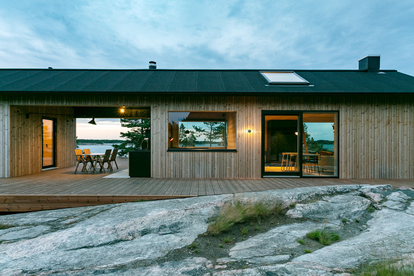 芬兰岛上小屋建筑设计作品欣赏-03