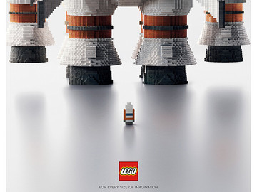 创意LEGO无极限乐高广告海报设计作品欣赏