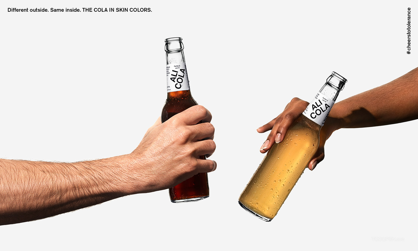 国外冰镇可乐啤酒饮品平面广告海报欣赏-04