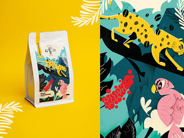 动物王国咖啡概念店产品包装设计作品欣赏
