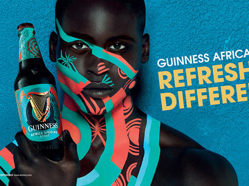 Guinness啤酒非洲特色视觉海报设计欣赏