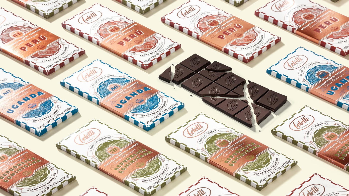 乌干达本地特产巧克力食品包装设计图片-01