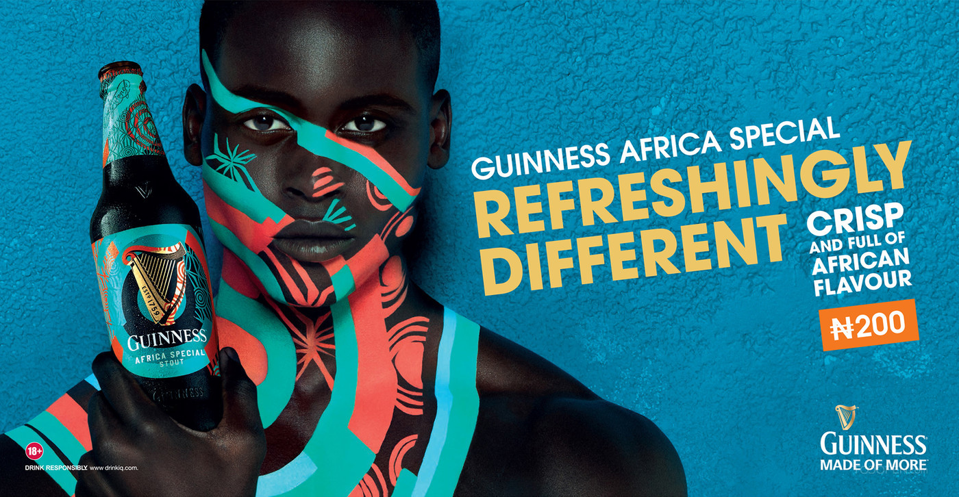 Guinness啤酒非洲特色视觉海报设计欣赏-08