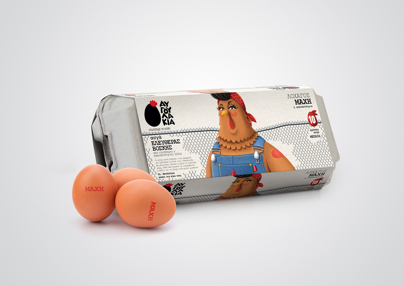 鸡蛋革命有机产品包装设计图片欣赏-06