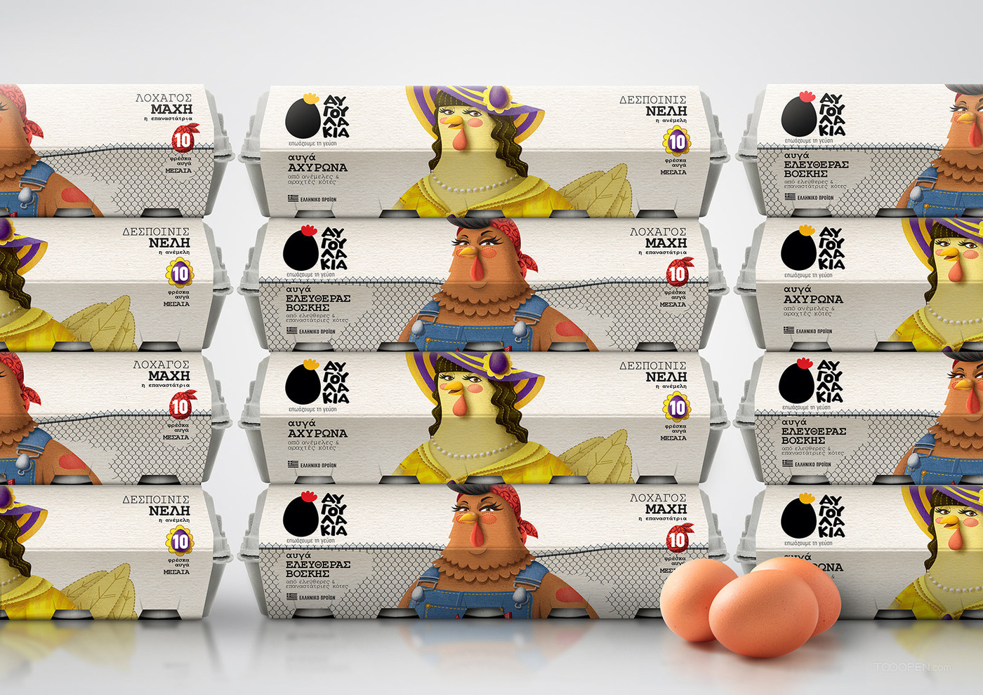 鸡蛋革命有机产品包装设计图片欣赏-09