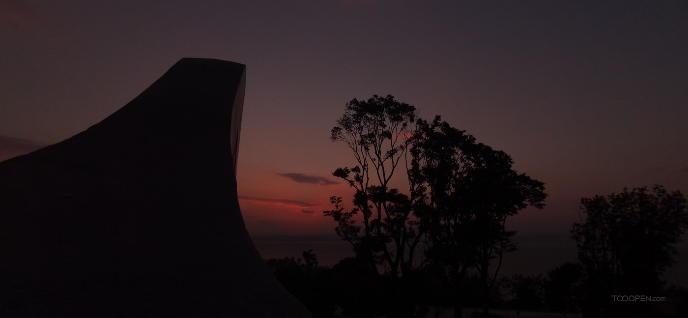 云南风景  昆明古滇名城  滇池风景  夕阳  背影-01