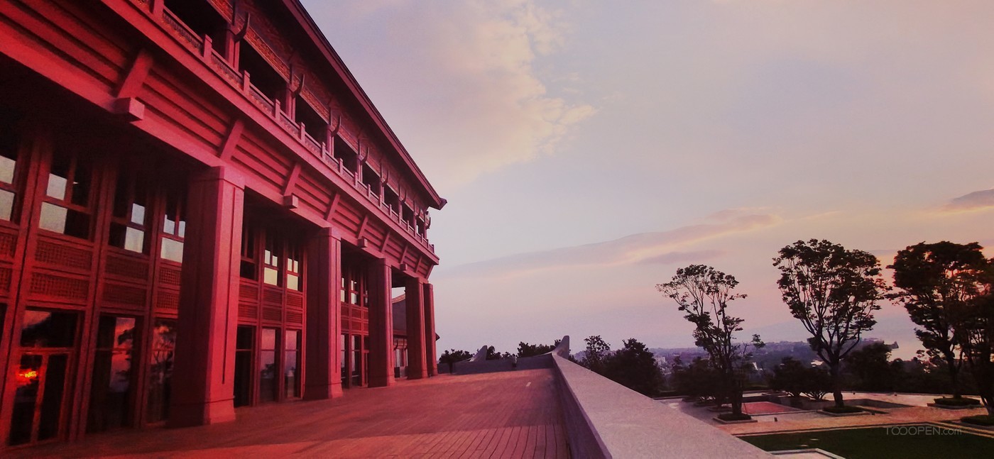 云南风景  昆明古滇名城  滇池风景  夕阳  背影-08