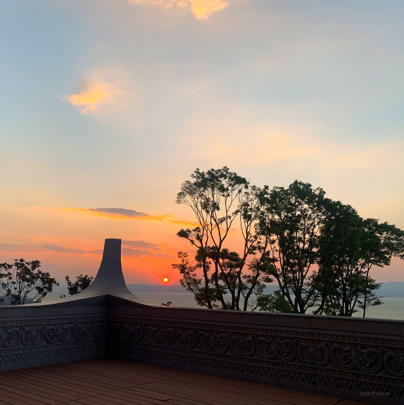 云南风景  昆明古滇名城  滇池风景  夕阳  背影-13