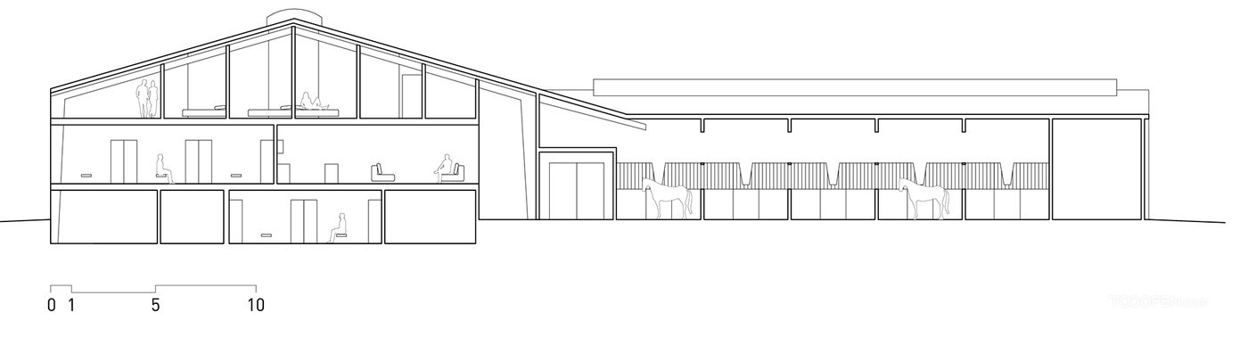 国外马术俱乐部建筑设计作品图片-10