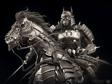 骑着战马的盔甲武士动漫设计欣赏