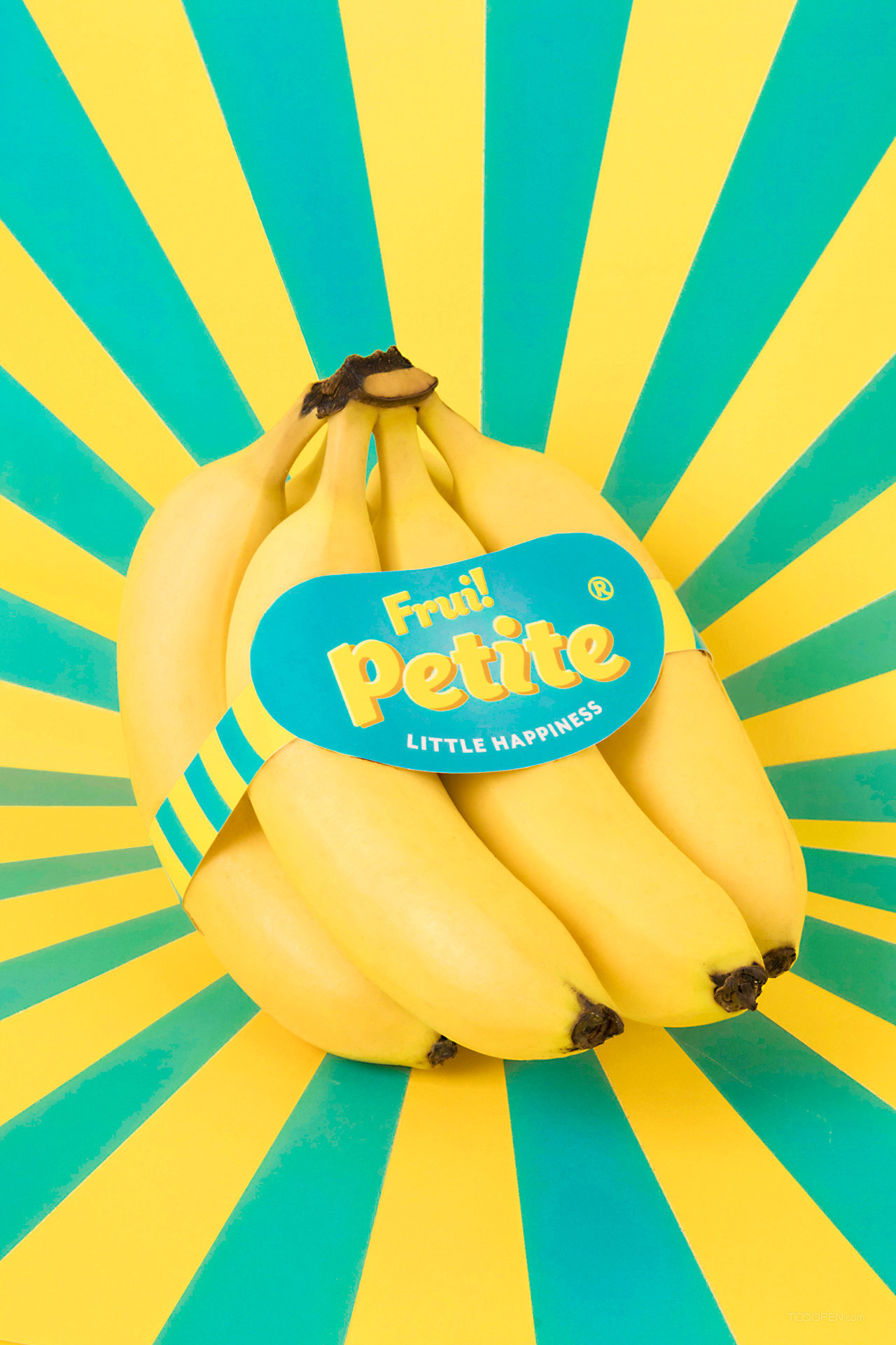 香蕉自由新鲜水果食品包装设计作品欣赏-05