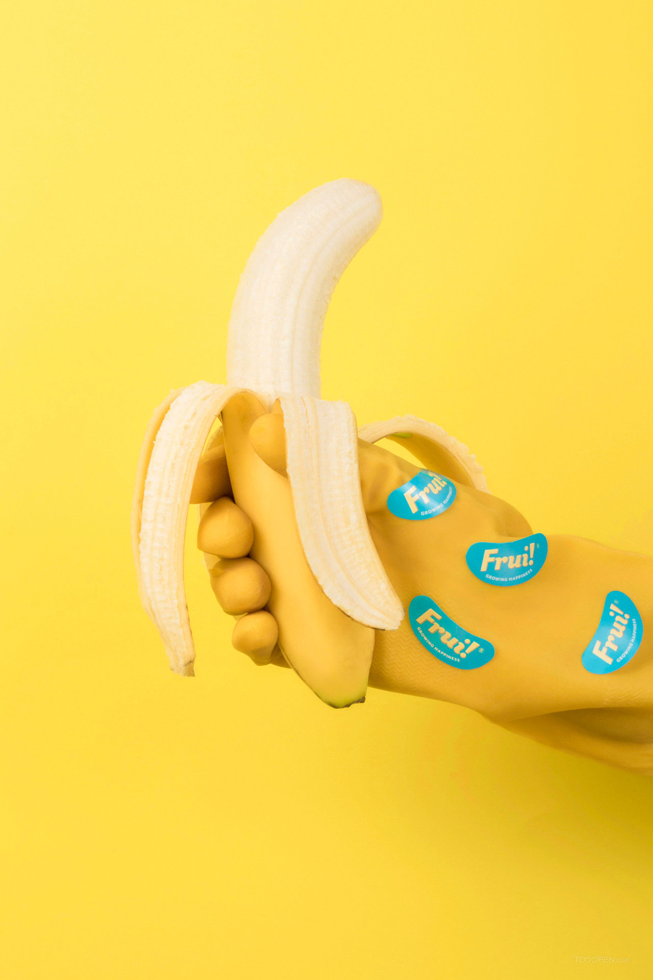 香蕉自由新鲜水果食品包装设计作品欣赏-09