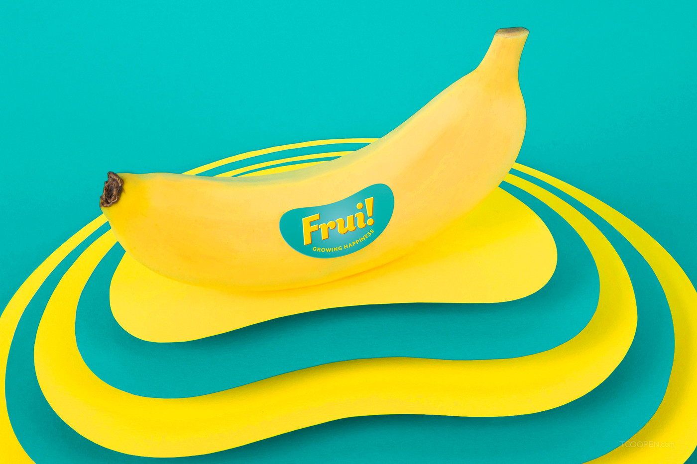香蕉自由新鲜水果食品包装设计作品欣赏-10