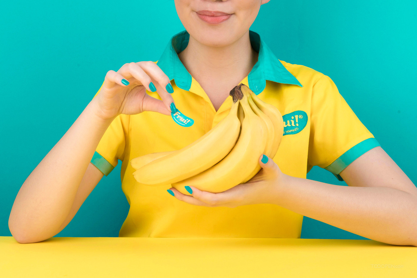 香蕉自由新鲜水果食品包装设计作品欣赏-12